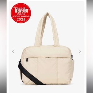 Calpak Luka Duffel Travel Bag in Oatmeal